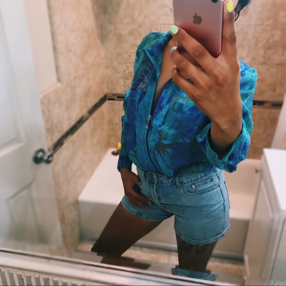 Floral Windbreaker